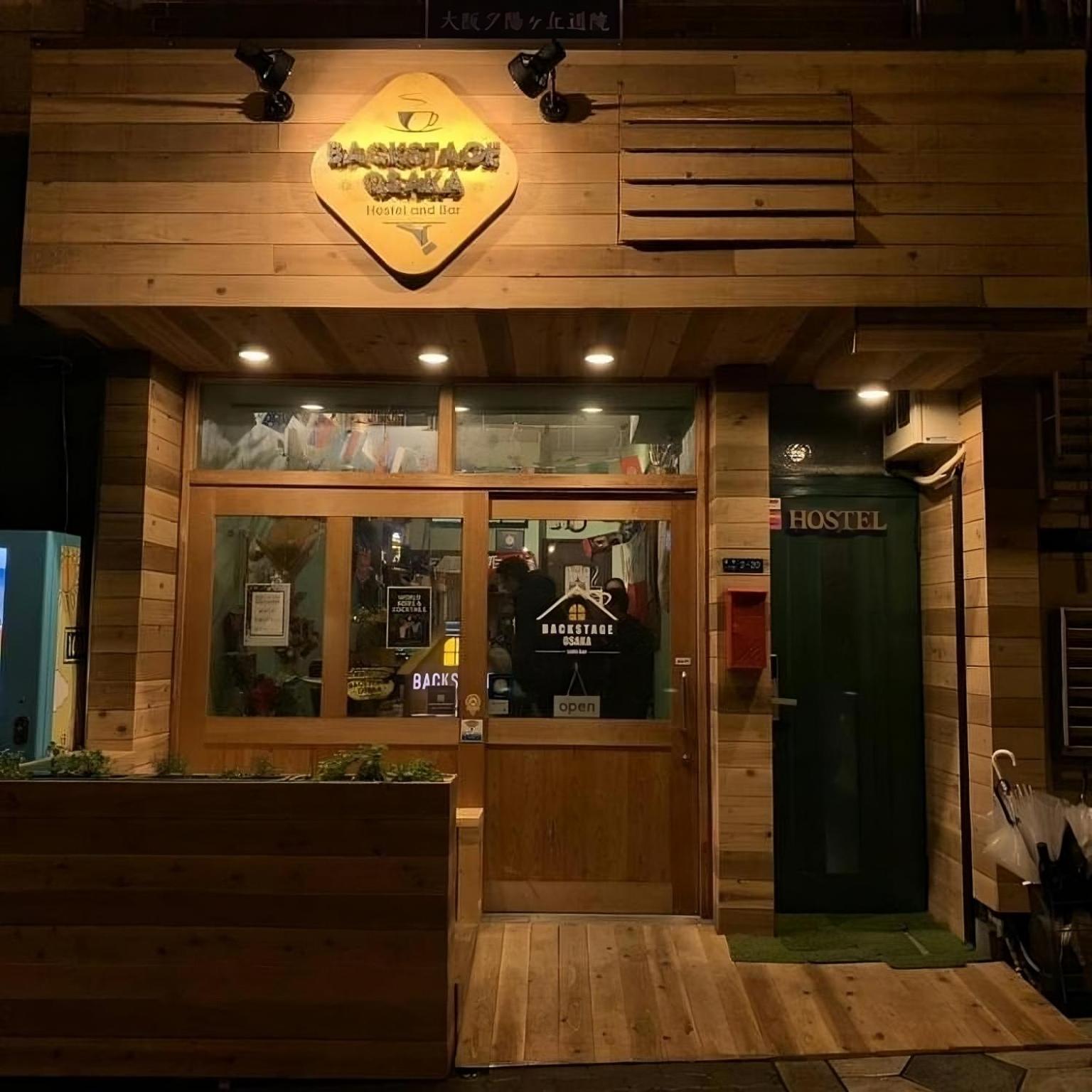Backstage Osaka Hostel&Bar Exterior foto